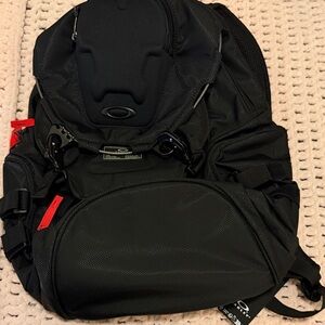 Oakley Black and Red Backpack